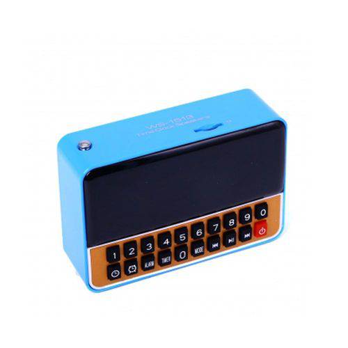 Assistência Técnica, SAC e Garantia do produto Rádio Relógio Fm C/ Entr USB/Alarme/Mp3 e Auxiliar Azul