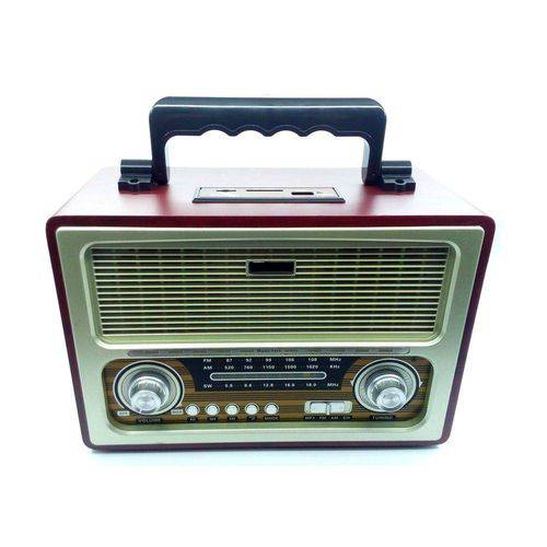 Assistência Técnica, SAC e Garantia do produto Rádio Retrô Vintage Bluetooth Am Fm Sw Recarregavel USB Mp3 EL1800