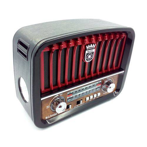 Assistência Técnica, SAC e Garantia do produto Radio Vintage Music Box Portátil Retrô Recarregável Bluetooth
