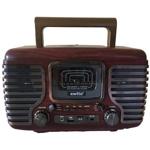 Assistência Técnica, SAC e Garantia do produto Radio Vintage Retro Amadeirado Bivolt