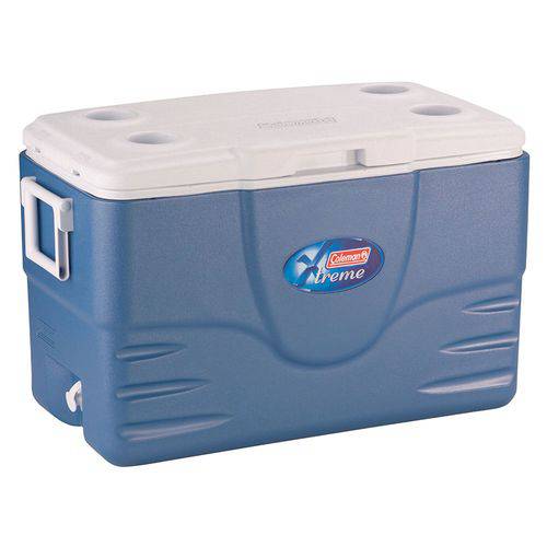 Assistência Técnica, SAC e Garantia do produto Recipiente Caixa Térmica Coleman Xtreme 52 Qt 49 Litros Azul