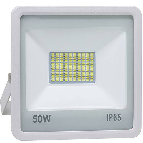 Assistência Técnica, SAC e Garantia do produto Refletor de Led 50w Smd Branco - Luz Branca Fria 6000k | Ledsafe®