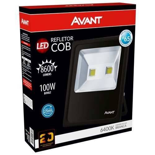 Assistência Técnica, SAC e Garantia do produto Refletor LED 100w Luz Branca 6400k Bivolt Avant