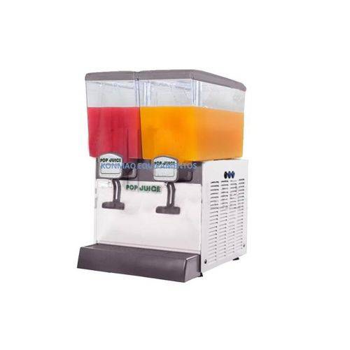 Assistência Técnica, SAC e Garantia do produto Refresqueira Máquina Suco 2 Cubas Popjuice 30 Litros 220v