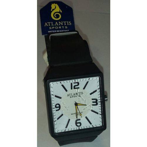Assistência Técnica, SAC e Garantia do produto Relógio Atlantis G5531 Preto Fundo Branco Masculino