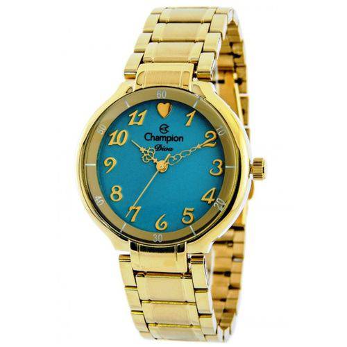 Assistência Técnica, SAC e Garantia do produto Relógio Champion Feminino Banhado a Ouro CN26395F