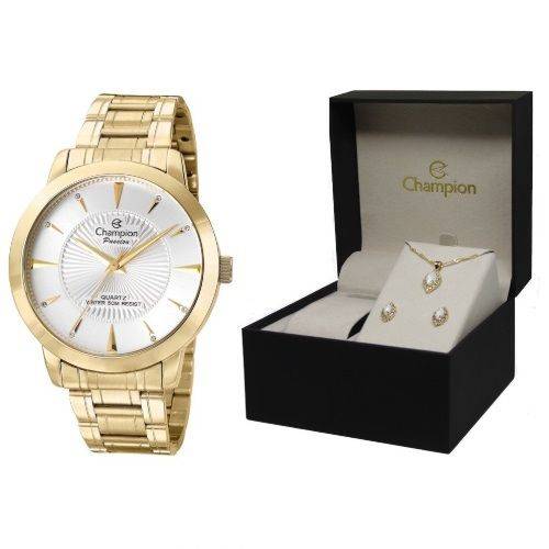 Assistência Técnica, SAC e Garantia do produto Relógio Champion Feminino Cn29258c + Colar e Brincos