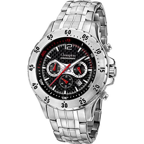 Assistência Técnica, SAC e Garantia do produto Relógio Champion Masculino Social Prata com Preto - CA30641T