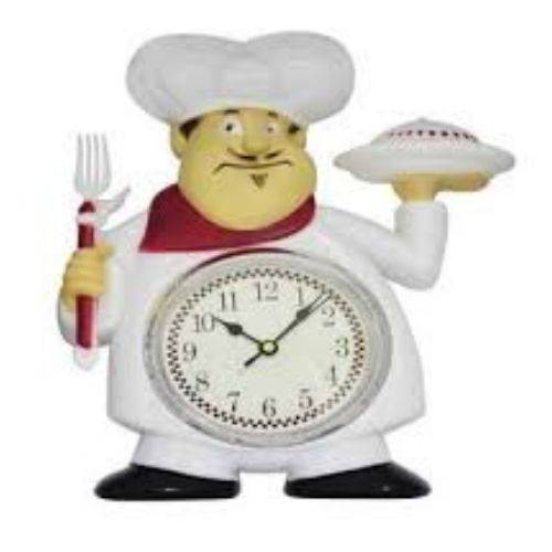 Assistência Técnica, SAC e Garantia do produto Relógio Cozinheiro com Garfo Gourmet