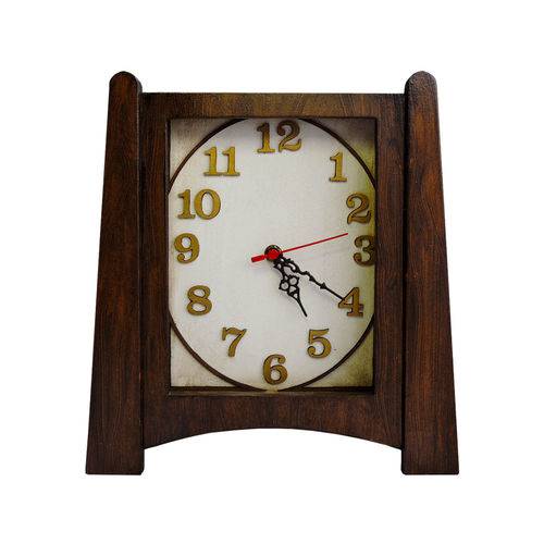 Assistência Técnica, SAC e Garantia do produto Relógio de Mesa Vintage - Modelo Classic - 30x27cm