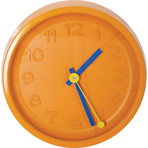 Assistência Técnica, SAC e Garantia do produto Relógio de Parede Color Clock Laranja Uatt? Analógico