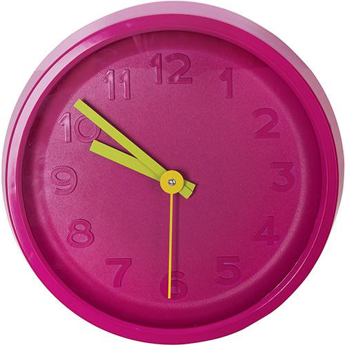 Assistência Técnica, SAC e Garantia do produto Relógio de Parede Color Clock Pink Uatt? Analógico