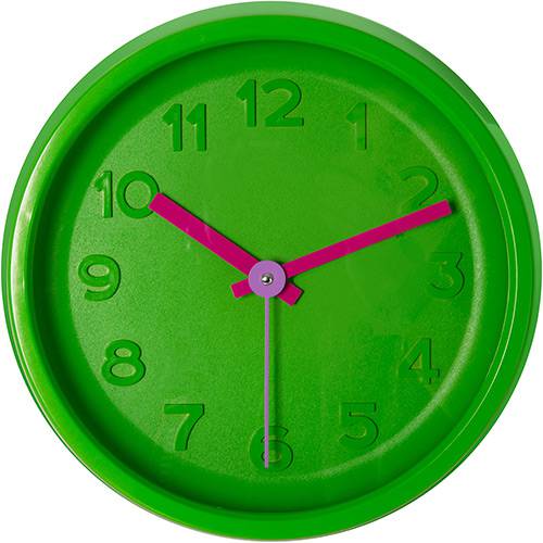 Assistência Técnica, SAC e Garantia do produto Relógio de Parede Color Clock Verde e Pink Uatt? Analógico