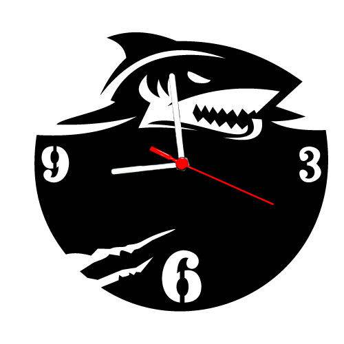 Assistência Técnica, SAC e Garantia do produto Relógio de Parede Decorativo - Modelo Tubarão - ME Criative