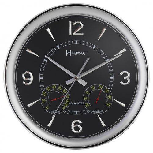 Assistência Técnica, SAC e Garantia do produto Relógio de Parede Herweg Sweep Higrômetro Termômetro 6328 P