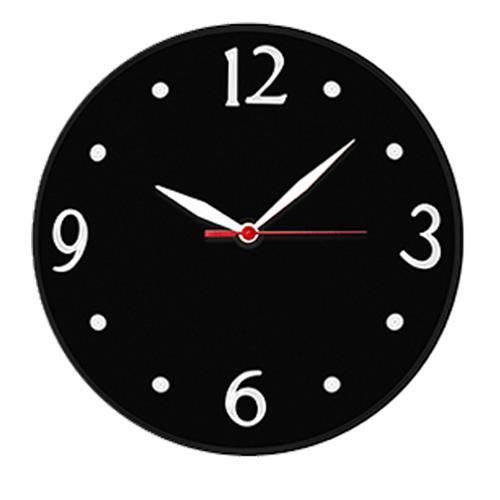 Assistência Técnica, SAC e Garantia do produto Relógio de Parede Redondo Silencioso Preto