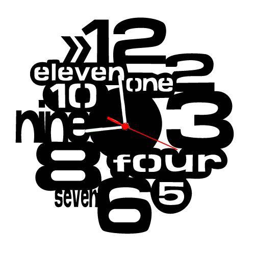 Assistência Técnica, SAC e Garantia do produto Relógio Decorativo - Modelo Números 11