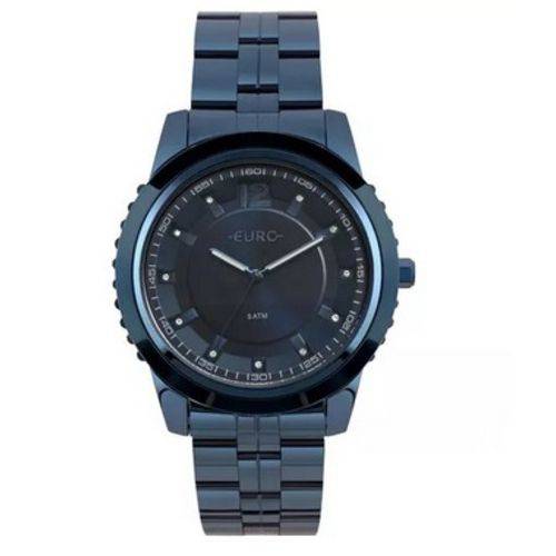 Assistência Técnica, SAC e Garantia do produto Relógio Euro Feminino Metal Glam Azul - Eu2035yoe/4a