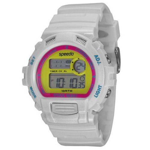 Assistência Técnica, SAC e Garantia do produto Relógio Feminino Digital Speedo 65083l0evnp5 - Branco