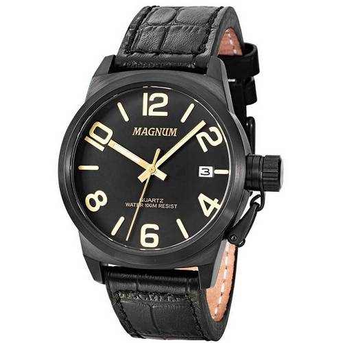 Assistência Técnica, SAC e Garantia do produto Relógio Magnum Ma33424p Calendário Pulseira Couro