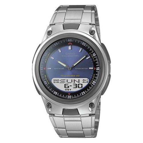 Assistência Técnica, SAC e Garantia do produto Relógio Masculino Anadigi Casio Aw80d2avdf - Prata