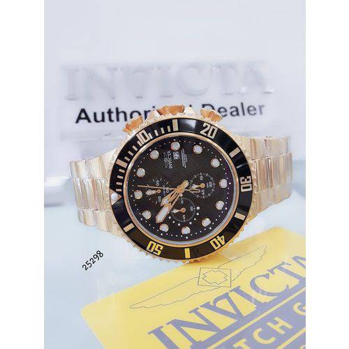 Assistência Técnica, SAC e Garantia do produto Relógio Masculino Invicta Pro Diver 25298 - Ouro 18K 50mm de Diâmetro 200 Mts