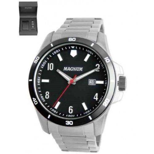 Assistência Técnica, SAC e Garantia do produto Relógio Masculino Magnum Pulseira Prata Aco Inox Ma35039c