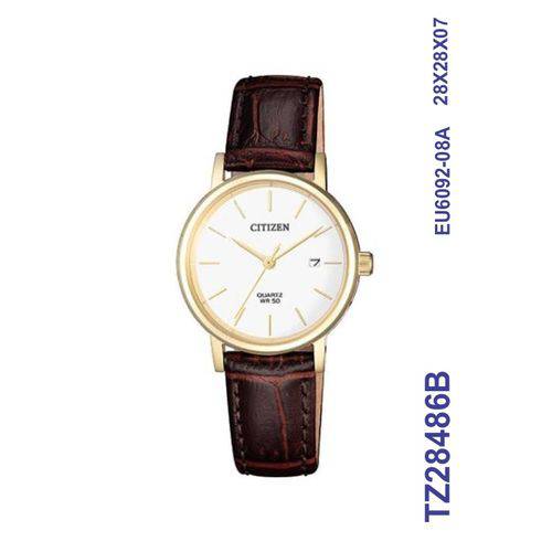Assistência Técnica, SAC e Garantia do produto Relógio Social Citizen TZ28486B Couro Marrom 28mm