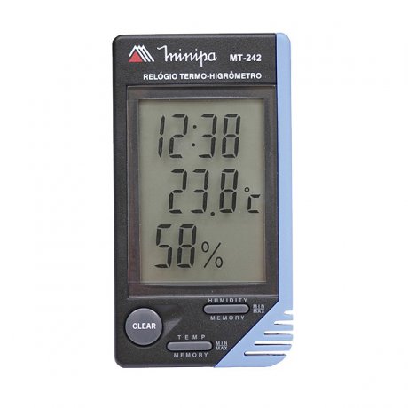 Assistência Técnica, SAC e Garantia do produto Relógio Termo-Higrômetro Int. - MT-242 - Minipa