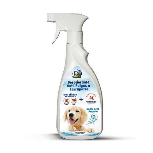 Assistência Técnica, SAC e Garantia do produto REPELENTE DESODORANTE PARA CÃES - ANTI PULGAS, CARRAPATOS, MOSQUITO PALHA (leishmaniose) 500ML