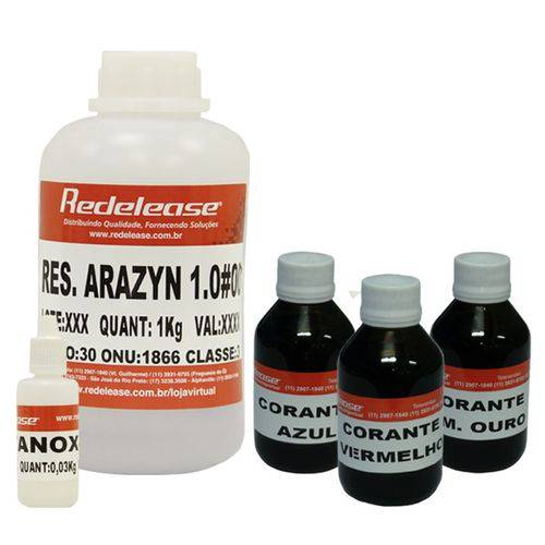 Assistência Técnica, SAC e Garantia do produto Resina: Cristal de Alta Viscosidade (Com Catalisador) [1,030 Kg] + Corantes Primários