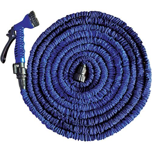 Assistência Técnica, SAC e Garantia do produto Revolucionária Mangueira Expansível 15 M com Gatilho de 7 Funções - Flex Hose Azul