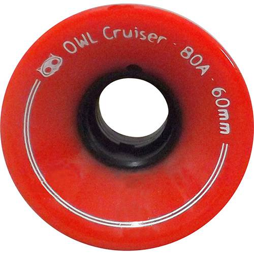 Assistência Técnica, SAC e Garantia do produto Roda para Skate Cruiser 60mm Owl Sports - Vermelho