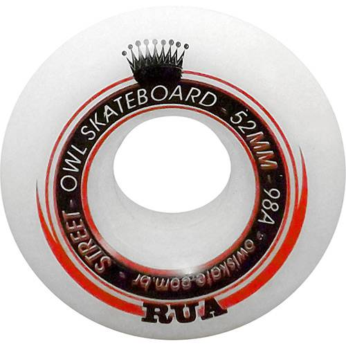 Assistência Técnica, SAC e Garantia do produto Roda para Skate Rua 52mm Owl Sports - Branco