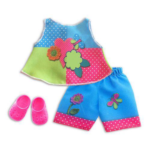 Assistência Técnica, SAC e Garantia do produto Roupa para Boneca - Kit Bata e Calça de Borboleta – Baby Alive – Laço de Fita