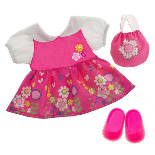 Assistência Técnica, SAC e Garantia do produto Roupa para Boneca - Kit Vestido Flor - Baby Alive – Laço de Fita