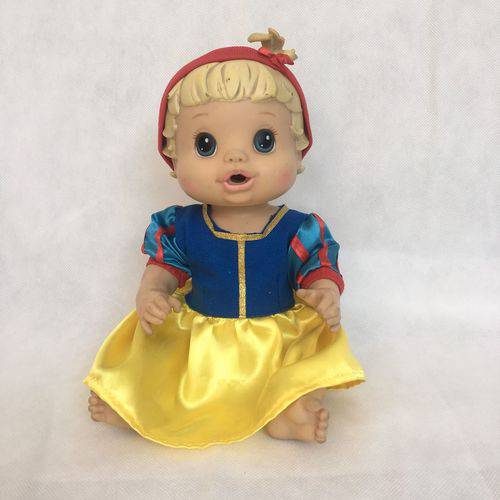 Assistência Técnica, SAC e Garantia do produto Roupinha Fantasia Branca de Neve P/ Boneca Baby Alive Rose Ateliê