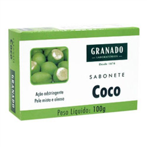 Assistência Técnica, SAC e Garantia do produto Sabonete Granado Coco 90g