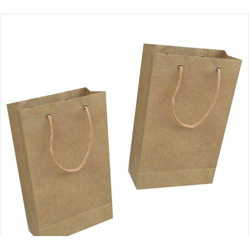 Assistência Técnica, SAC e Garantia do produto Sacola Kraft com Alça de Cordão Tam 18x29x8 Cm Cor Parda - Pct C/ 10 Unidades