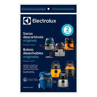 Assistência Técnica, SAC e Garantia do produto Sacos Descartáveis para Aspirador de Pó CSE10 3un Eletrolux