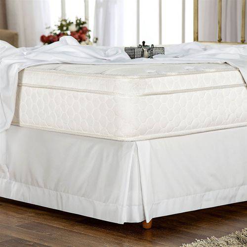 Assistência Técnica, SAC e Garantia do produto Saia para Cama Box Casal Soft Touch Branco Plumasul