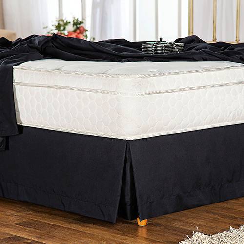 Assistência Técnica, SAC e Garantia do produto Saia para Cama Box Soft Touch Casal Preto