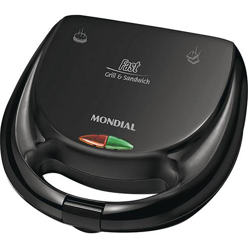 Assistência Técnica, SAC e Garantia do produto Sanduicheira Mondial Fast Grill e Sandwich S-12 Preto