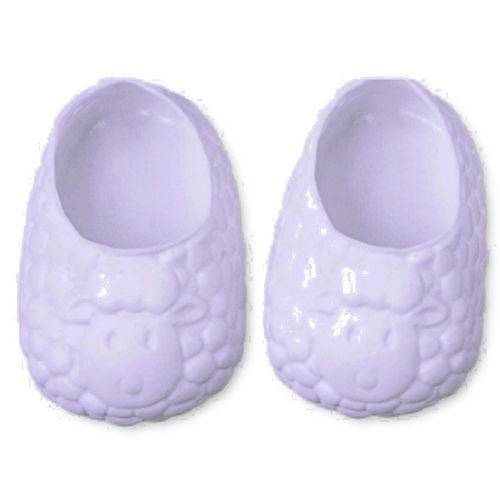 Assistência Técnica, SAC e Garantia do produto Sapato para Boneca – Modelo Pantufa 5cm – Little Mommy – Lilás - Laço de Fita