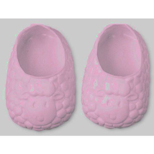 Assistência Técnica, SAC e Garantia do produto Sapato para Boneca – Modelo Pantufa 5cm – Little Mommy – Rosa - Laço de Fita