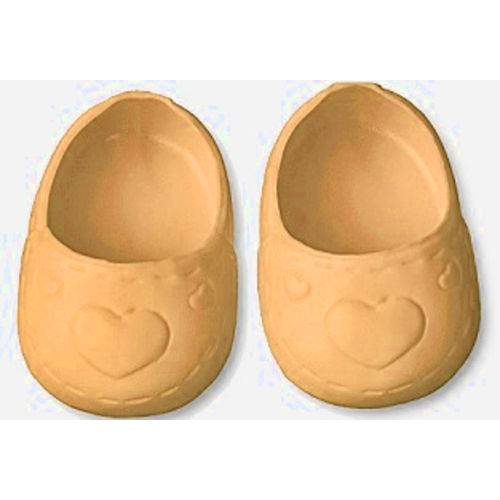 Assistência Técnica, SAC e Garantia do produto Sapato para Boneca – Modelo Sapatilha 5cm – Little Mommy - Laranja– Laço de Fita