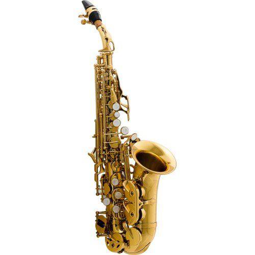 Assistência Técnica, SAC e Garantia do produto Saxofone Soprano Curvo Bb Hcssc-310gl Laqueado Harmonics