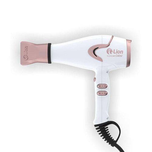 Assistência Técnica, SAC e Garantia do produto Secador de Cabelo LION SILENCIAR COLORÉ - Rosé - 127V