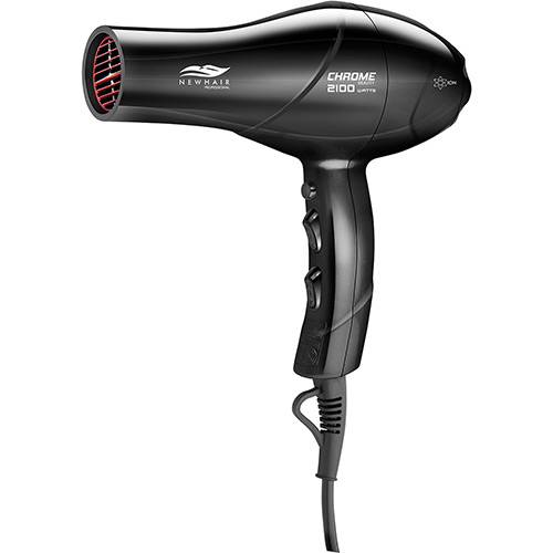 Assistência Técnica, SAC e Garantia do produto Secador de Cabelo New Hair Chrome Beauty 2 Velocidades Preto - 2100W