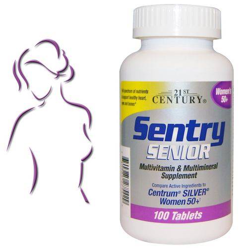 Assistência Técnica, SAC e Garantia do produto Sentry Senior para Mulheres Multivitamínico 100 Cápsulas
